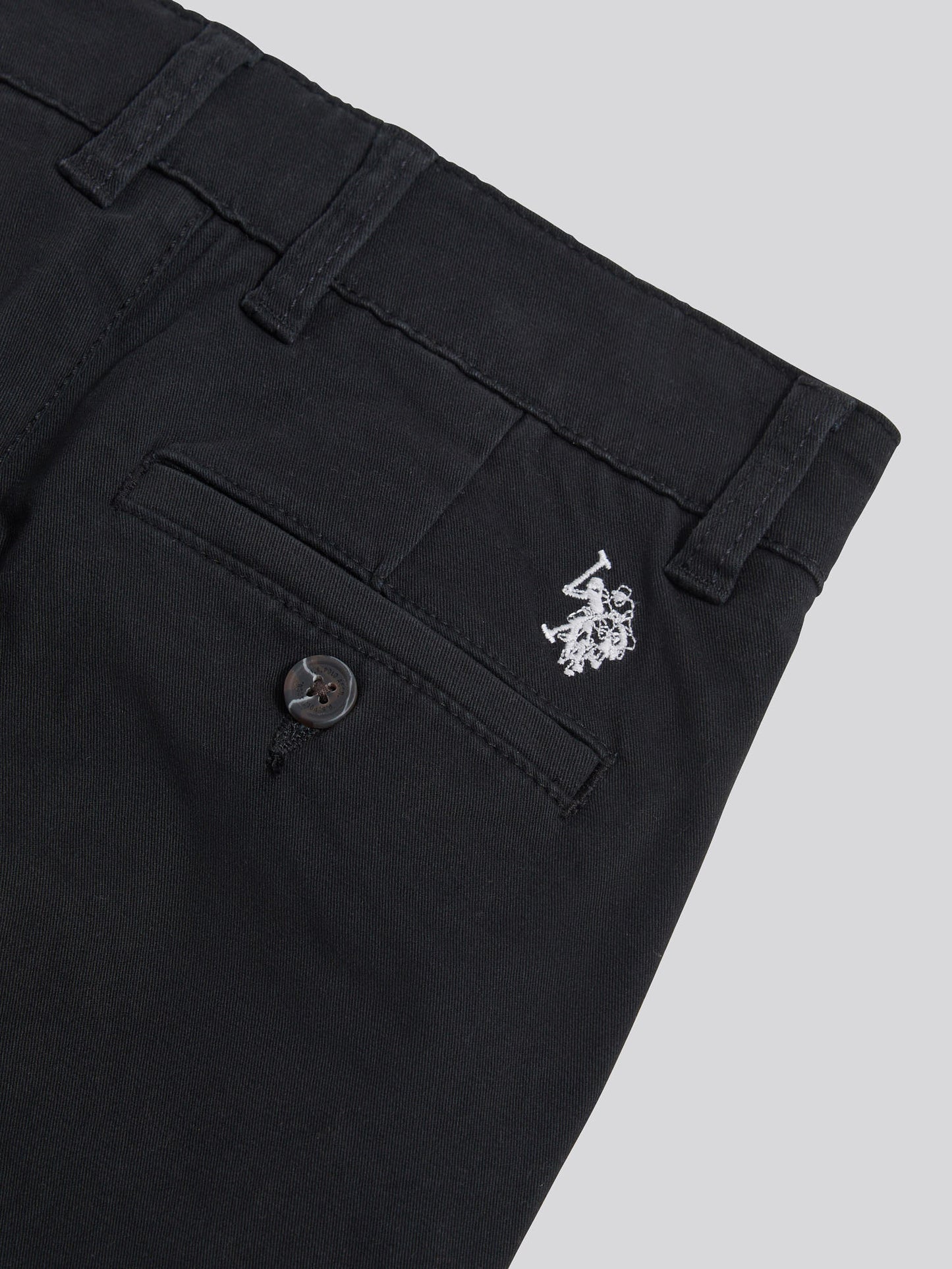 USPA Classic Chino Black Bright White DHM