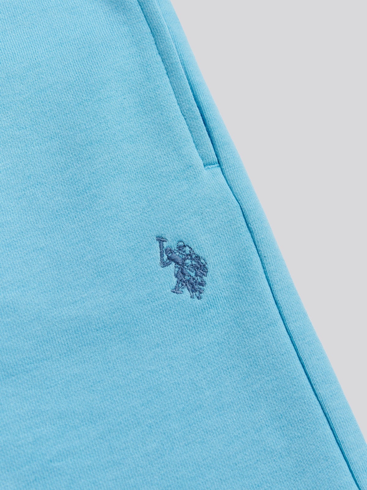 Boys Double Horsemen Sweat Shorts Air Blue