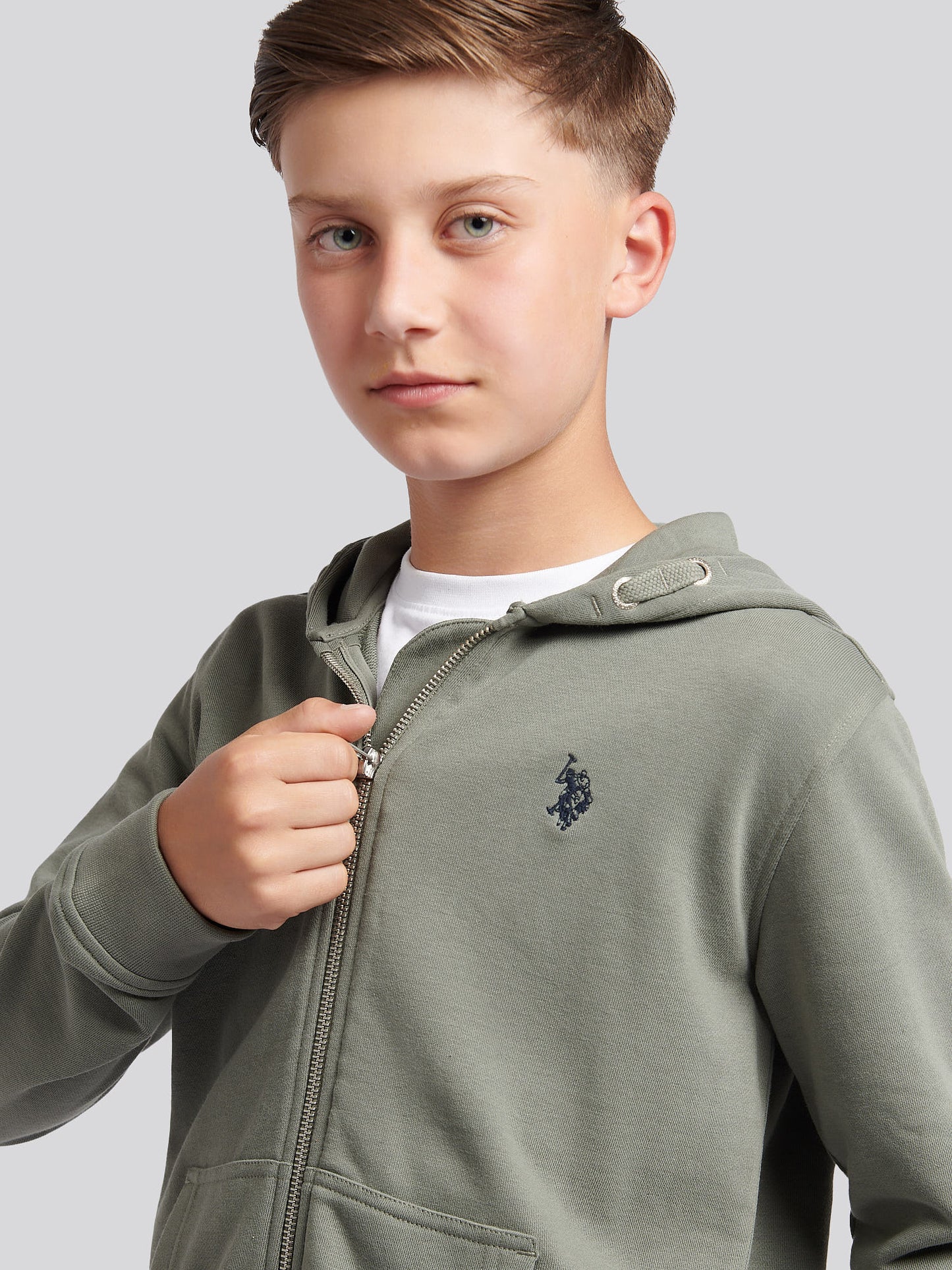 DHM LB ZIP BUDIE BOLLED BASIL
