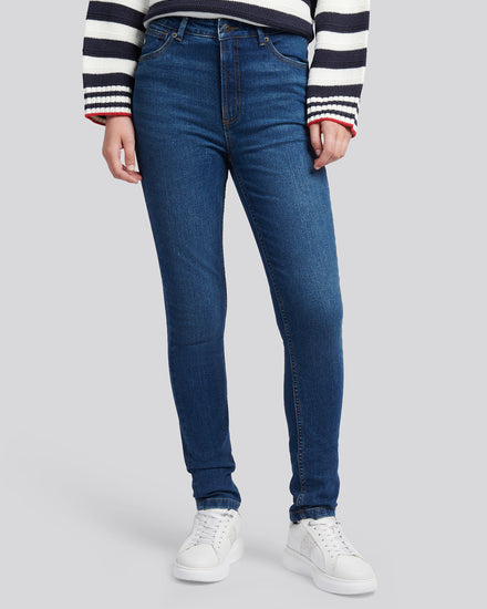 Womens Sculpture Skinny Fit in Mid Wash