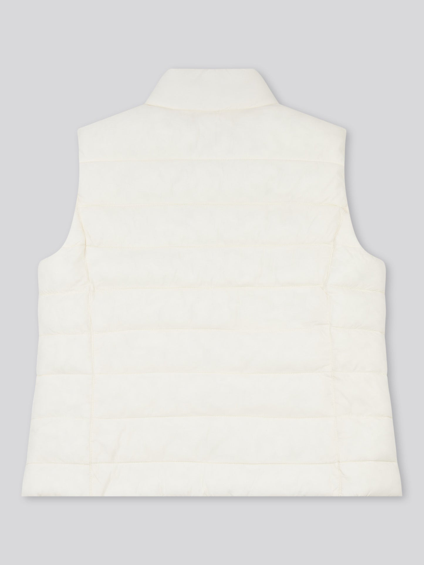 Womens Lightweight Puffer Gilet in Marshmallow