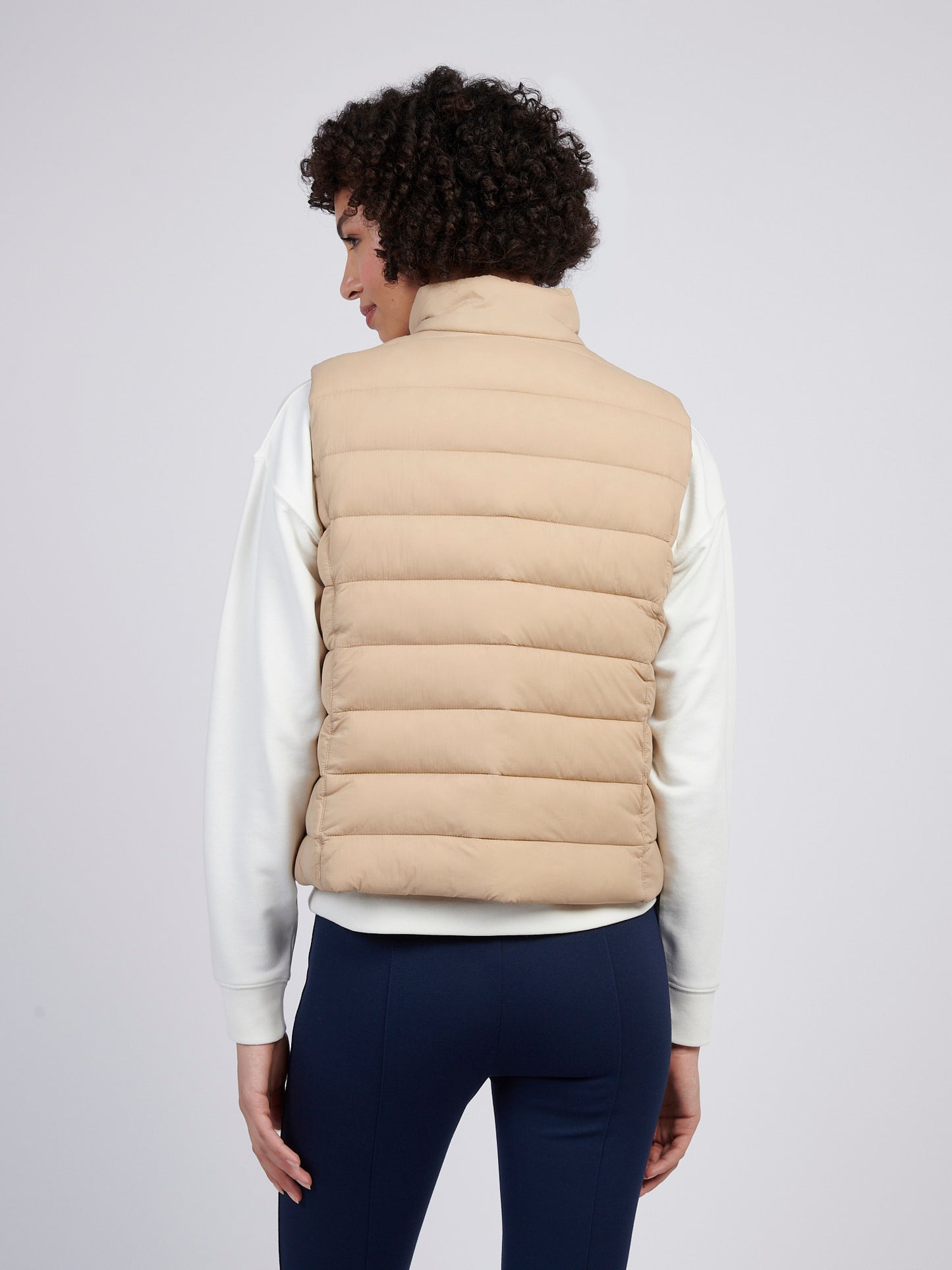 Lekki puffer damski dmucha w sezamie