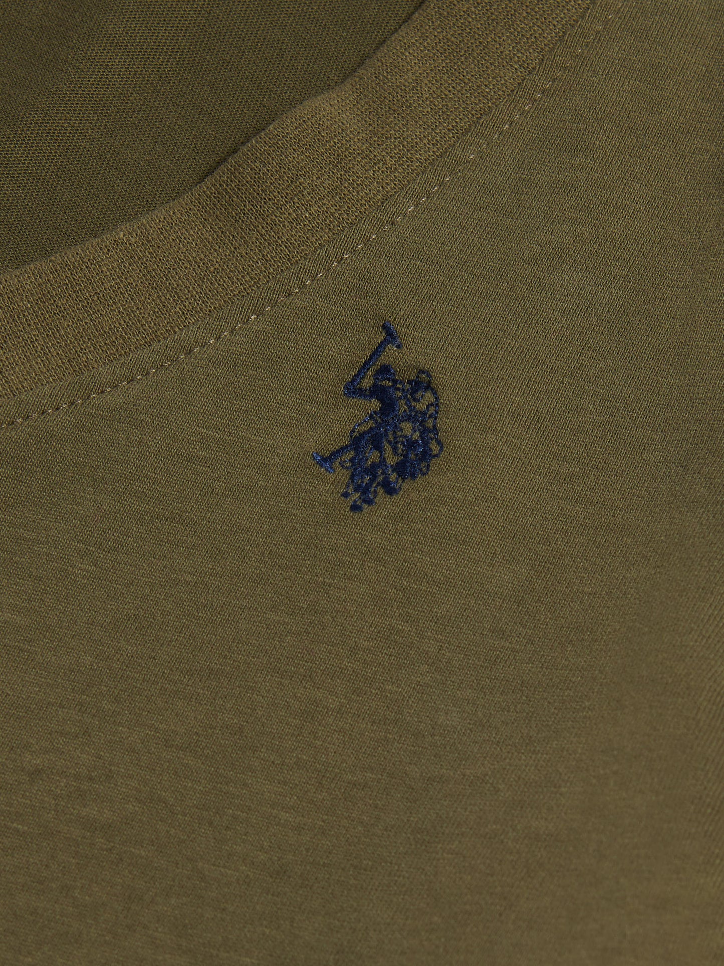 Damska koszulka z dekoltem w Kalamata Green