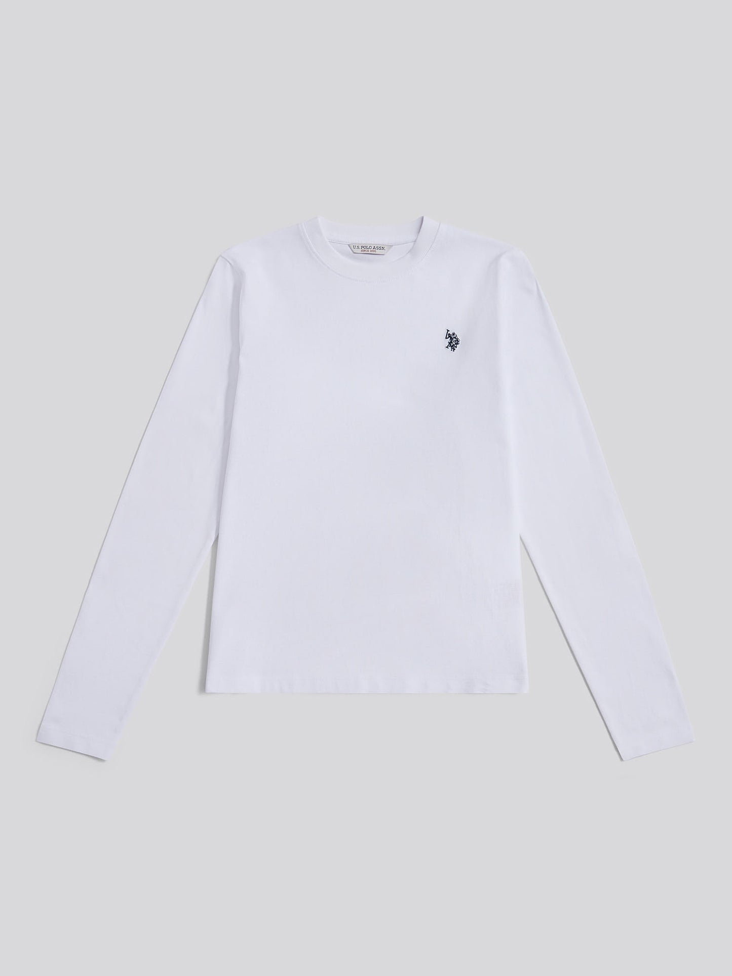 Womens Long Sleeve T-Shirt in Bright White