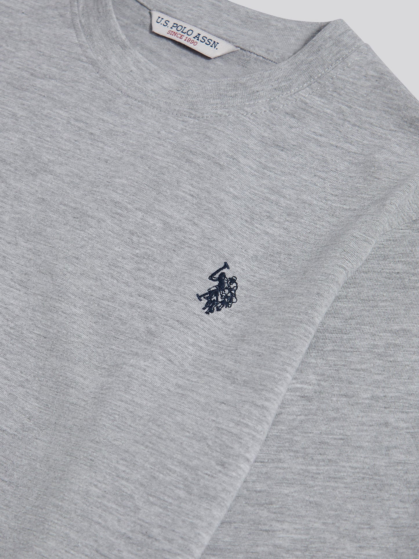 Womens Long Sleeve T-Shirt in Pearl Grey Marl
