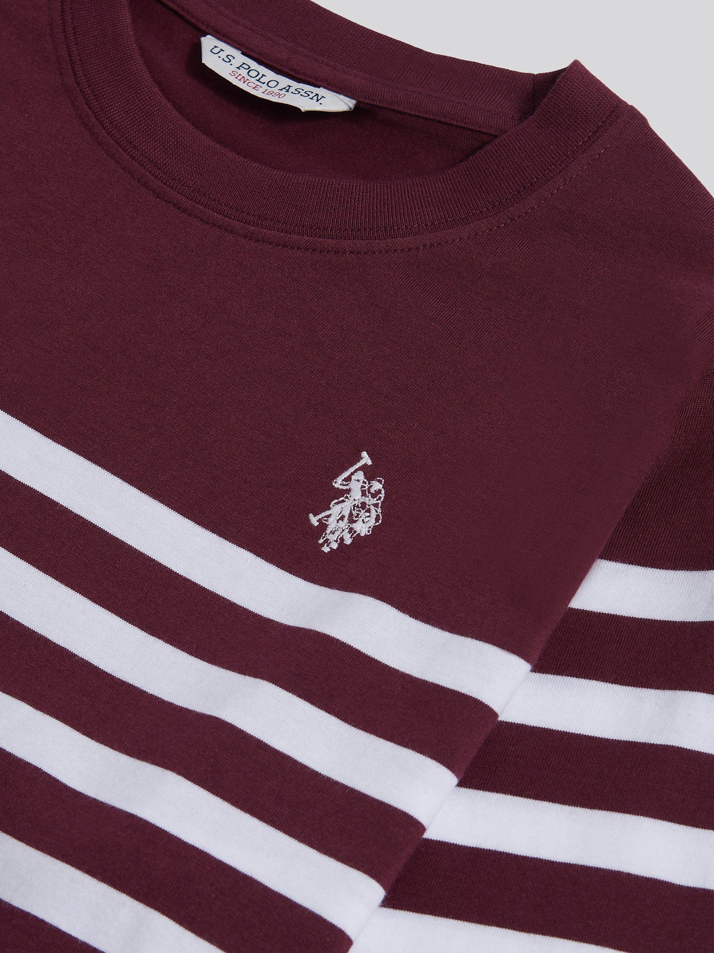 Womens Stripe Long Sleeve T-Shirt Fig