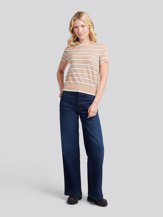 Stripe SS Crew Skiewnik Naturalny