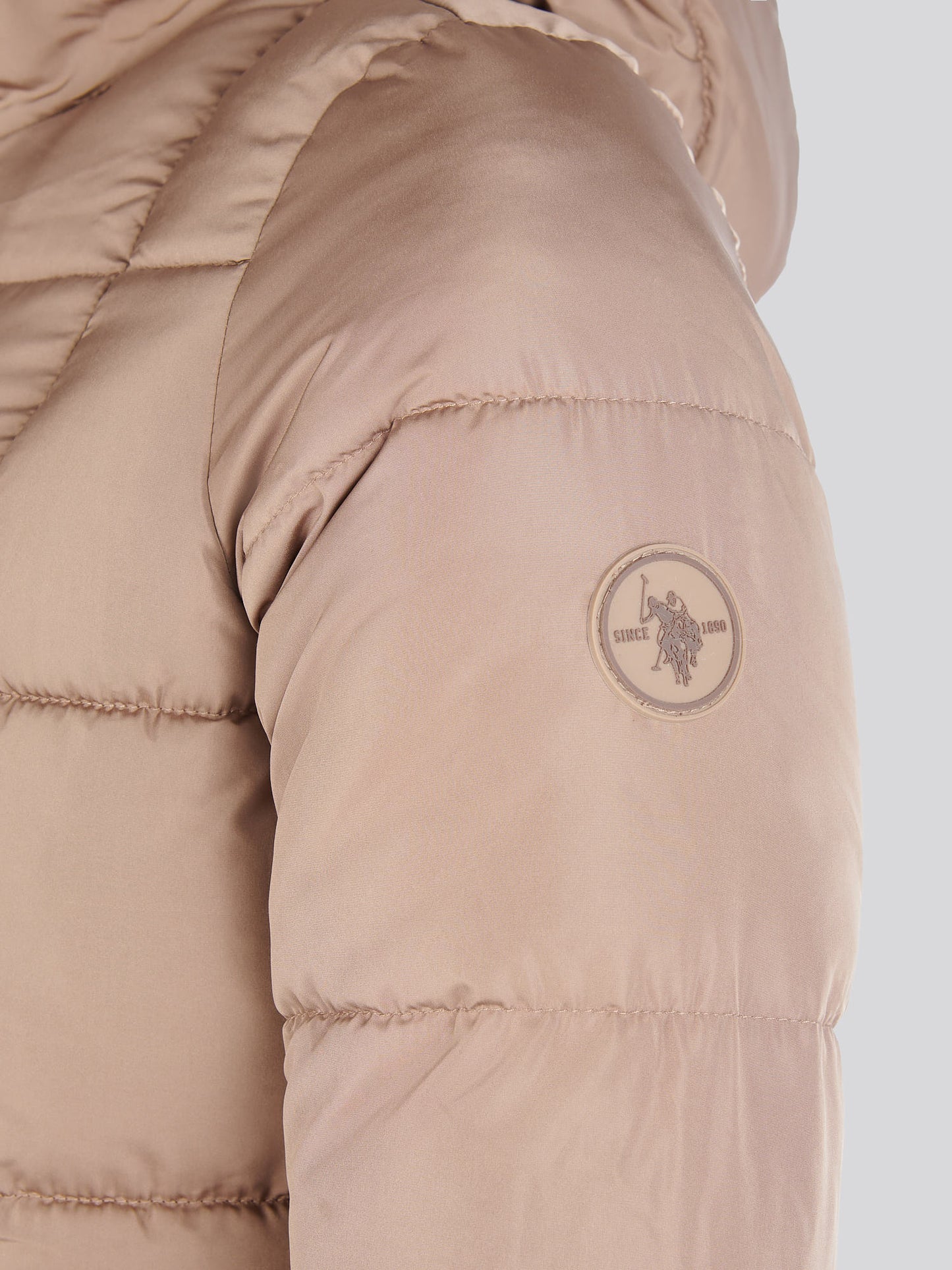 Longline Square Quilt Puffer Płaszcz Bezpłatny
