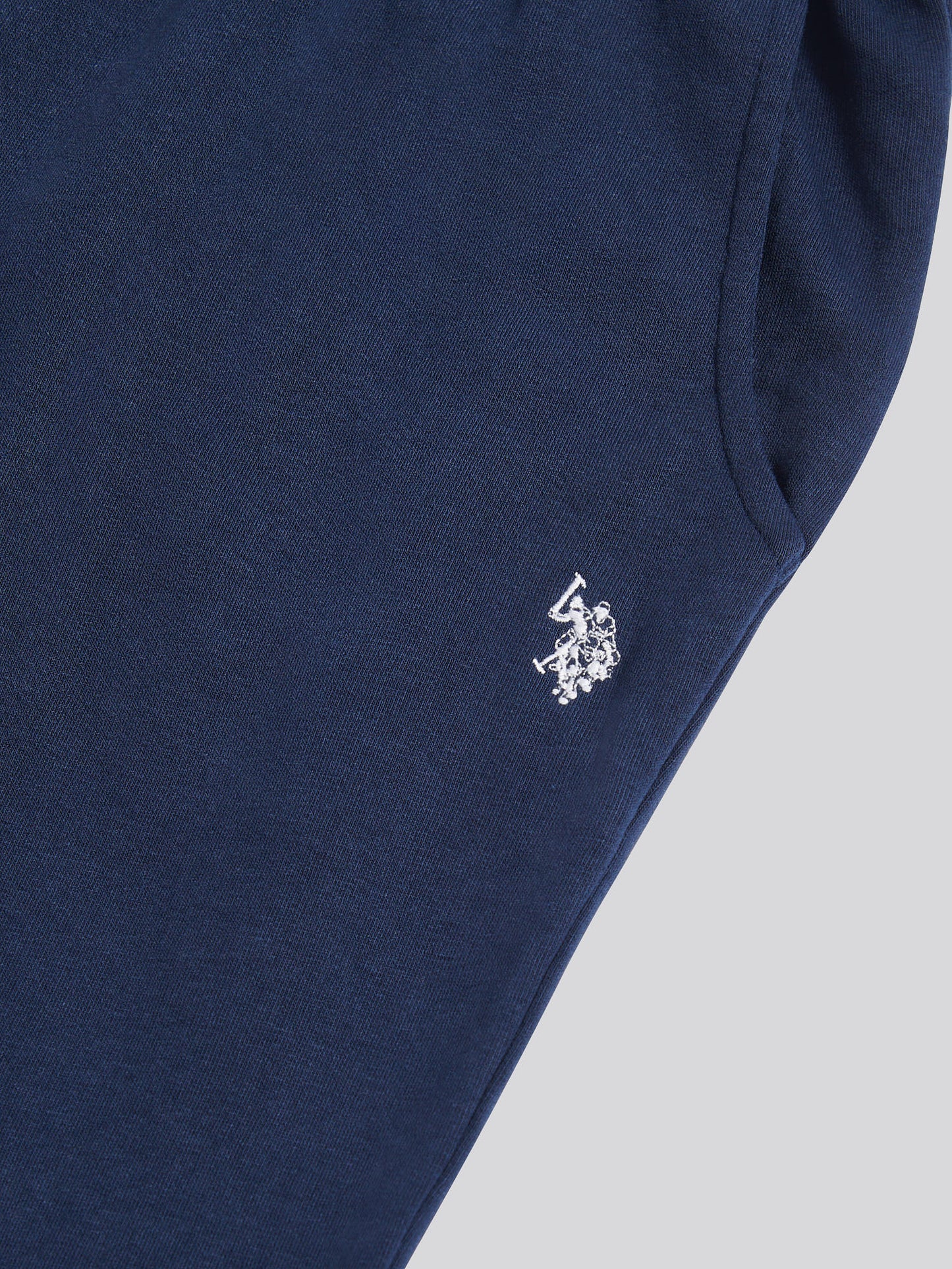 Womens Wide Leg Tipped Joggers in Navy Iris