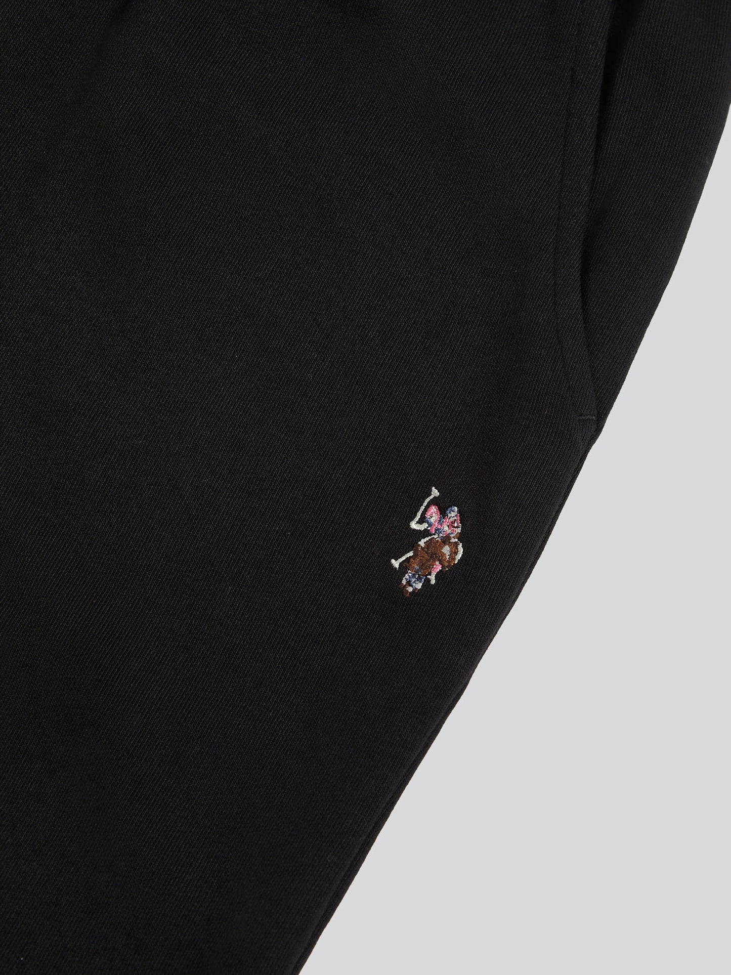 Womens Double Horsemen Wide Leg Jogger in Black / Multicolour DHM