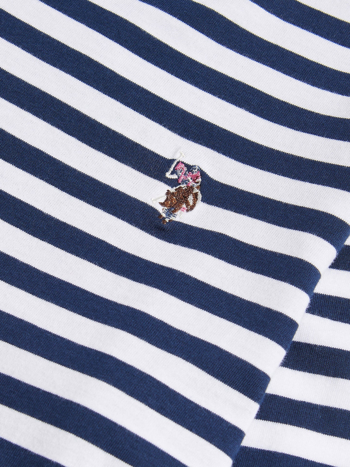 Stripe ls tee marynarka wojenna