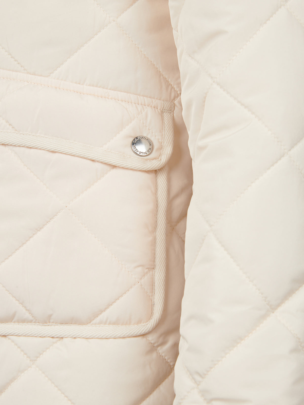 Womens Diamond Quilted Jacket Marshmallow