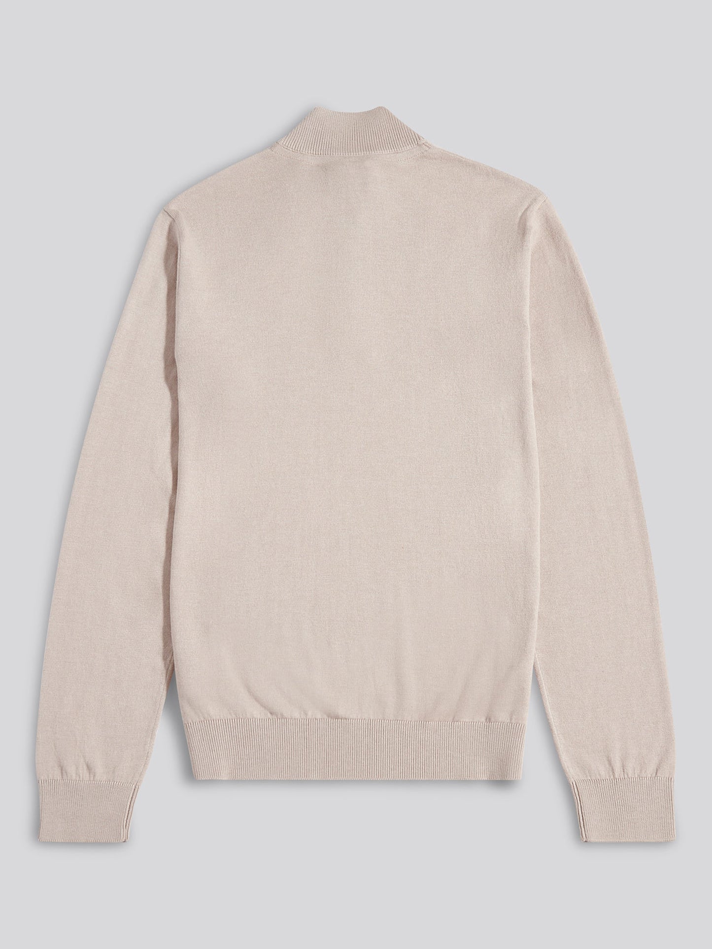 Męskie bawełniane lejek szyi 1/4 zip w atmosferze