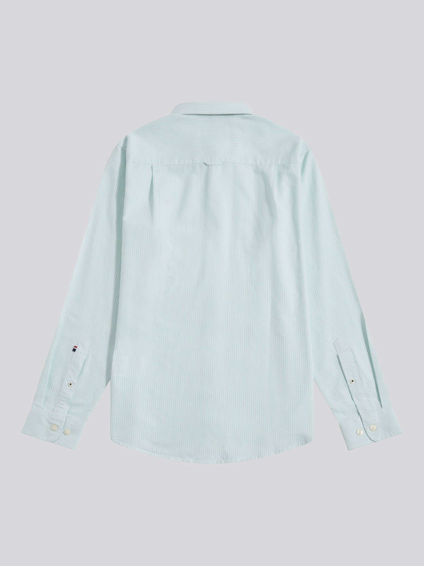 Mens Oxford Stripe  Shirt Ice Green