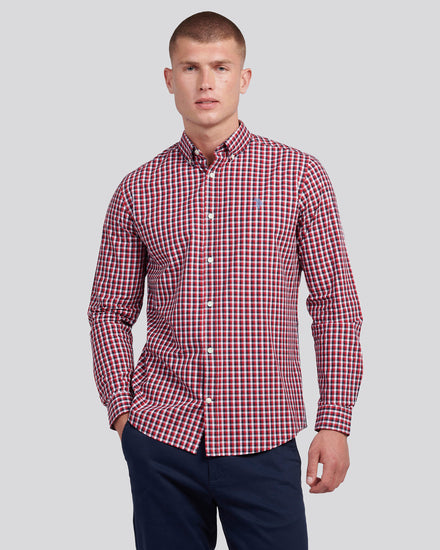 Mens Gingham Shirt in Multi