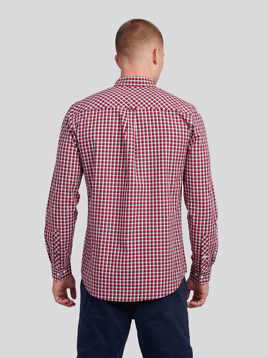 Mens Gingham Shirt in Multi