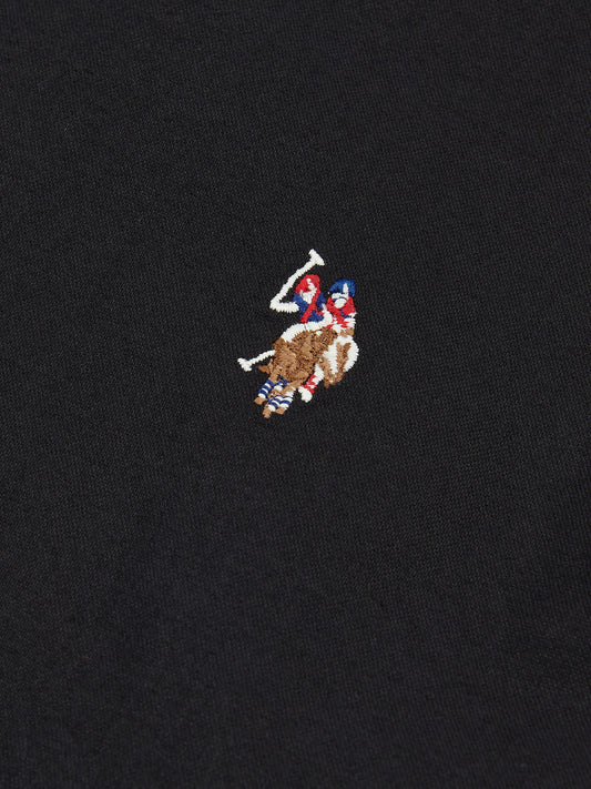 Mens Peached Oxford Shirt  in Black