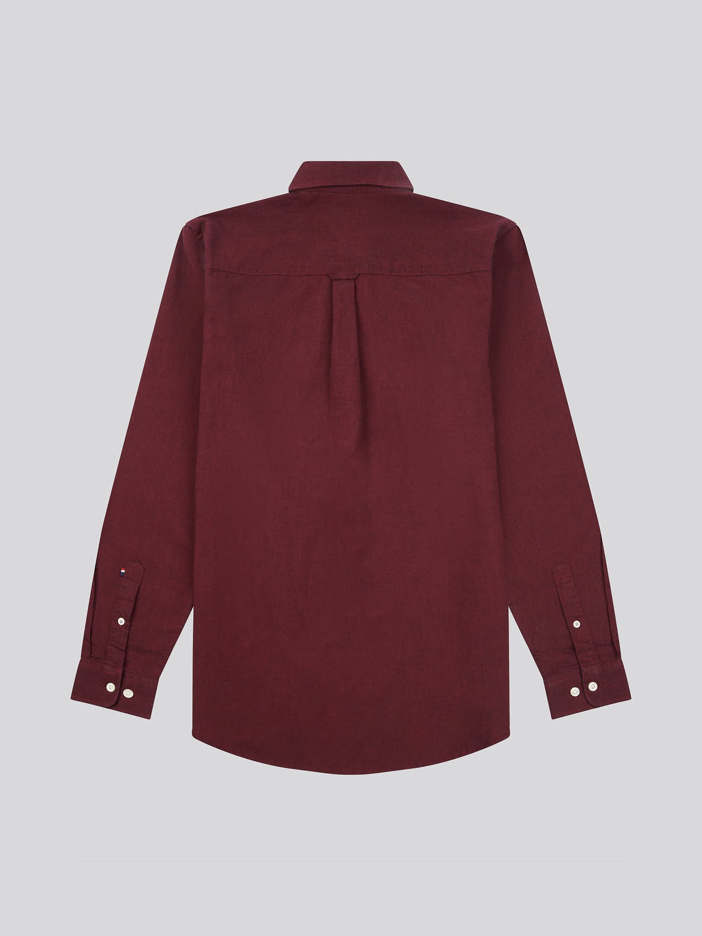 Mens Peached Oxford Shirt  in Tibetan Red