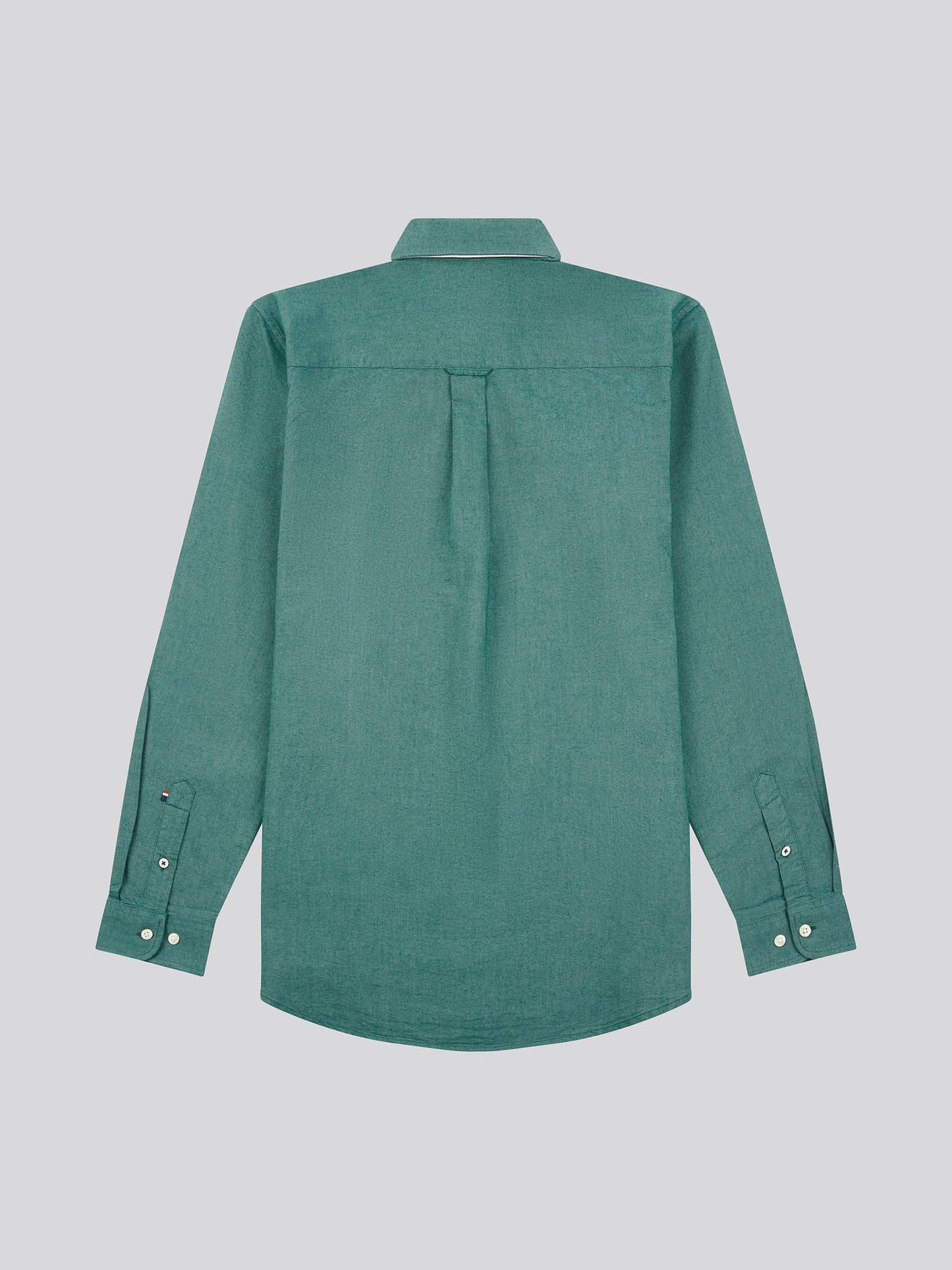 Mens Peached Oxford Shirt  in Rain Forest