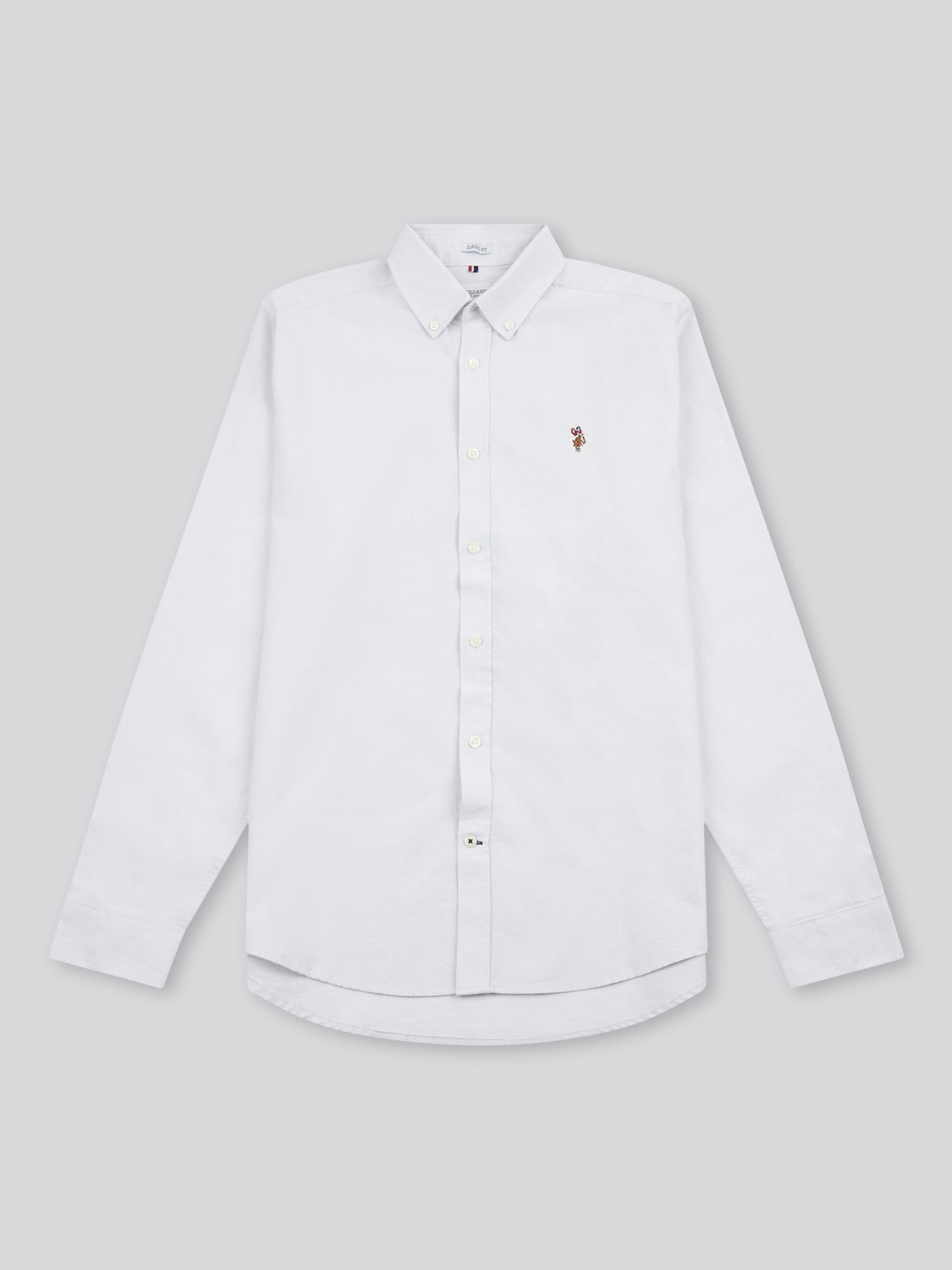 Mens Peached Oxford Shirt  in Oyster Mushroom
