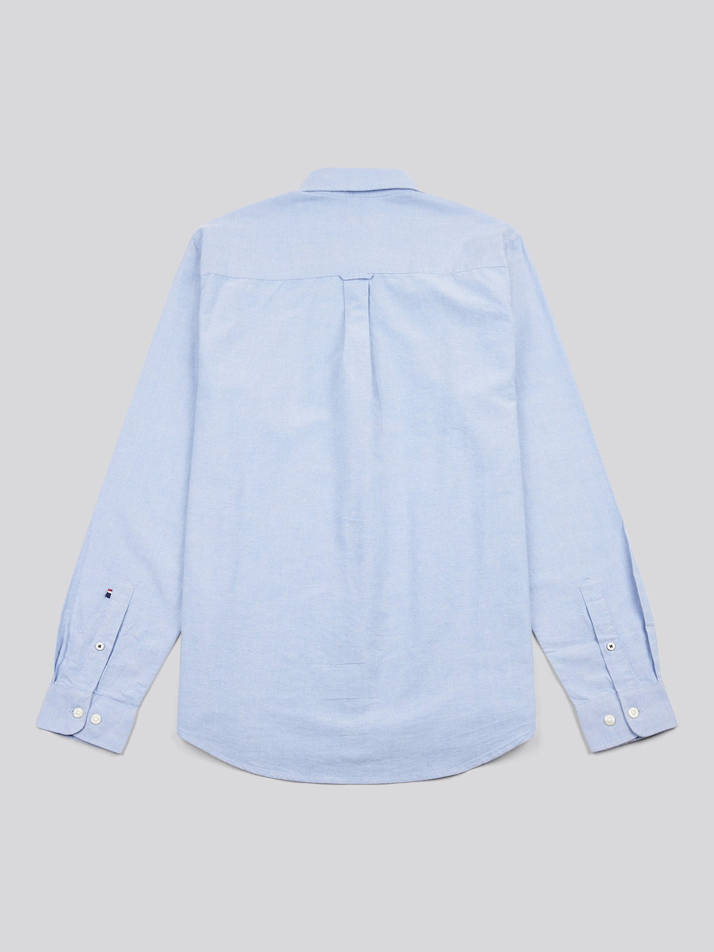 Mens Peached Oxford Shirt  in Blue Yonder / Dark Sapphire DHM