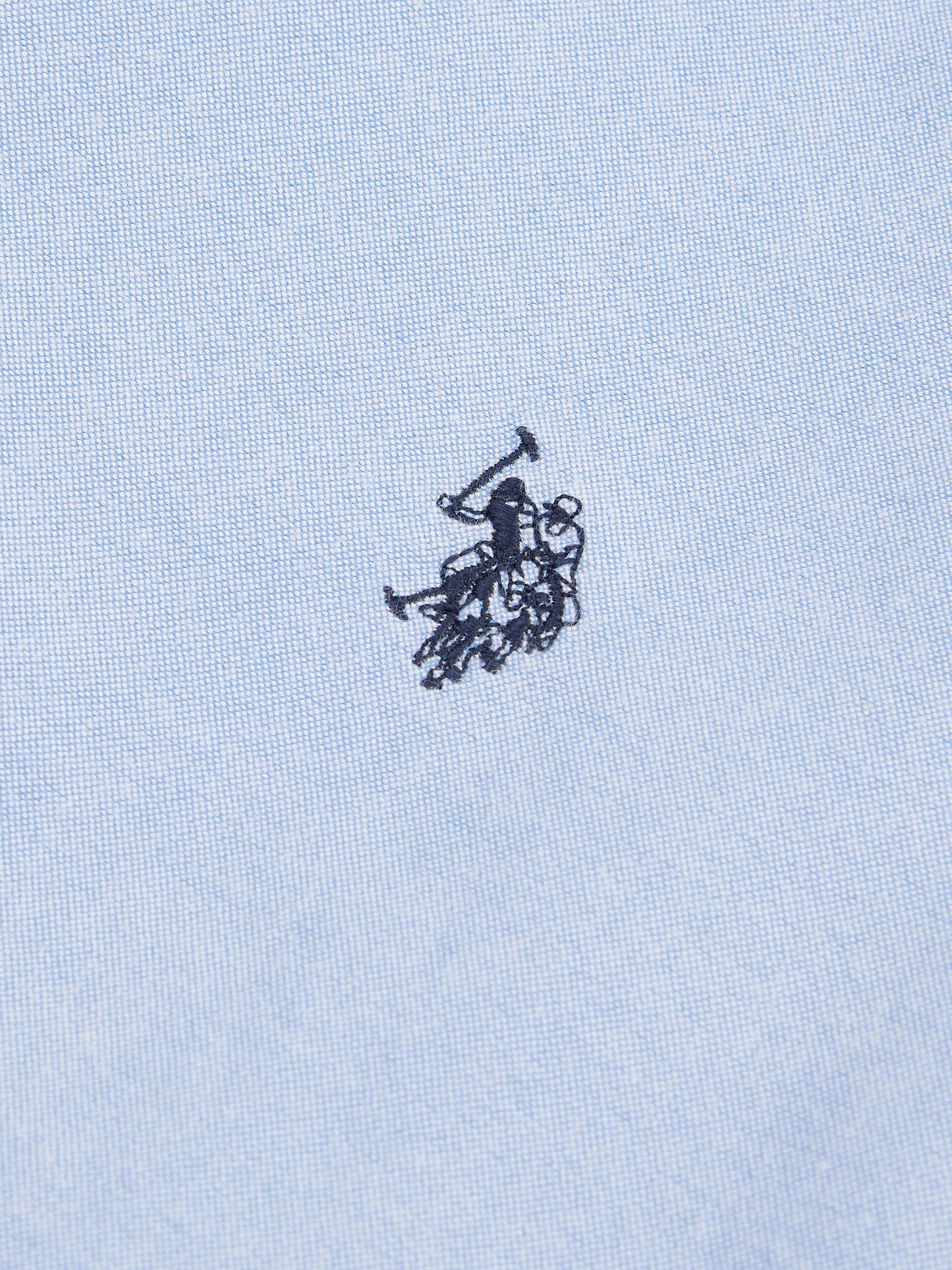 Mens Peached Oxford Shirt  in Blue Yonder / Dark Sapphire DHM