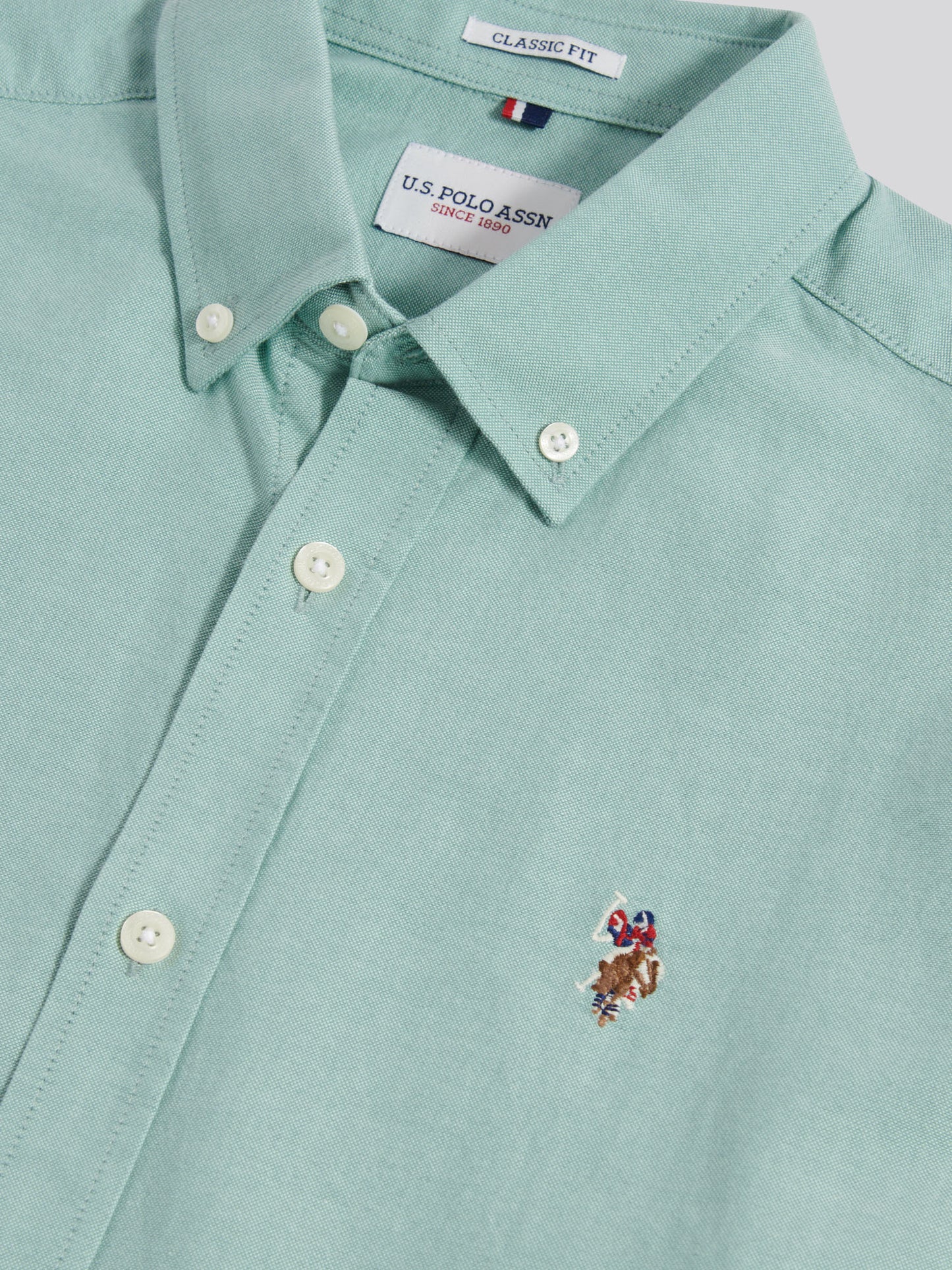 Mens Peached Oxford Shirt Aquifer