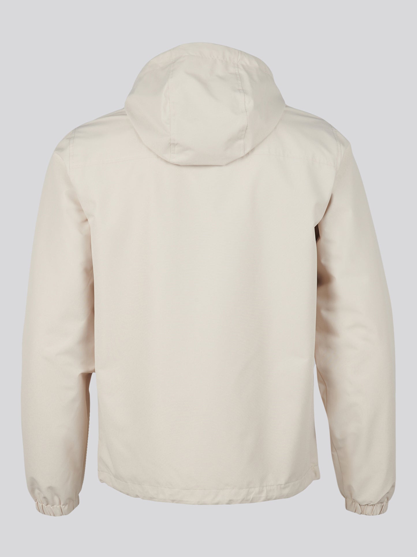 Mens Hooded Windbreaker in Beige