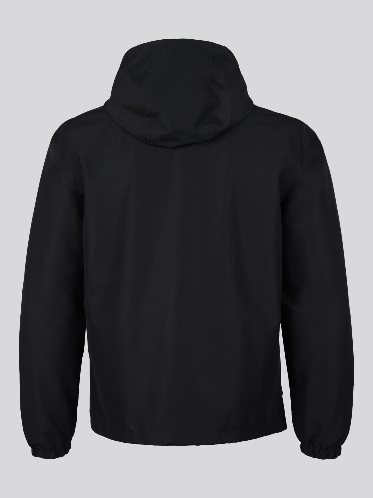 Mens Hooded Windbreaker in Black Bright White DHM