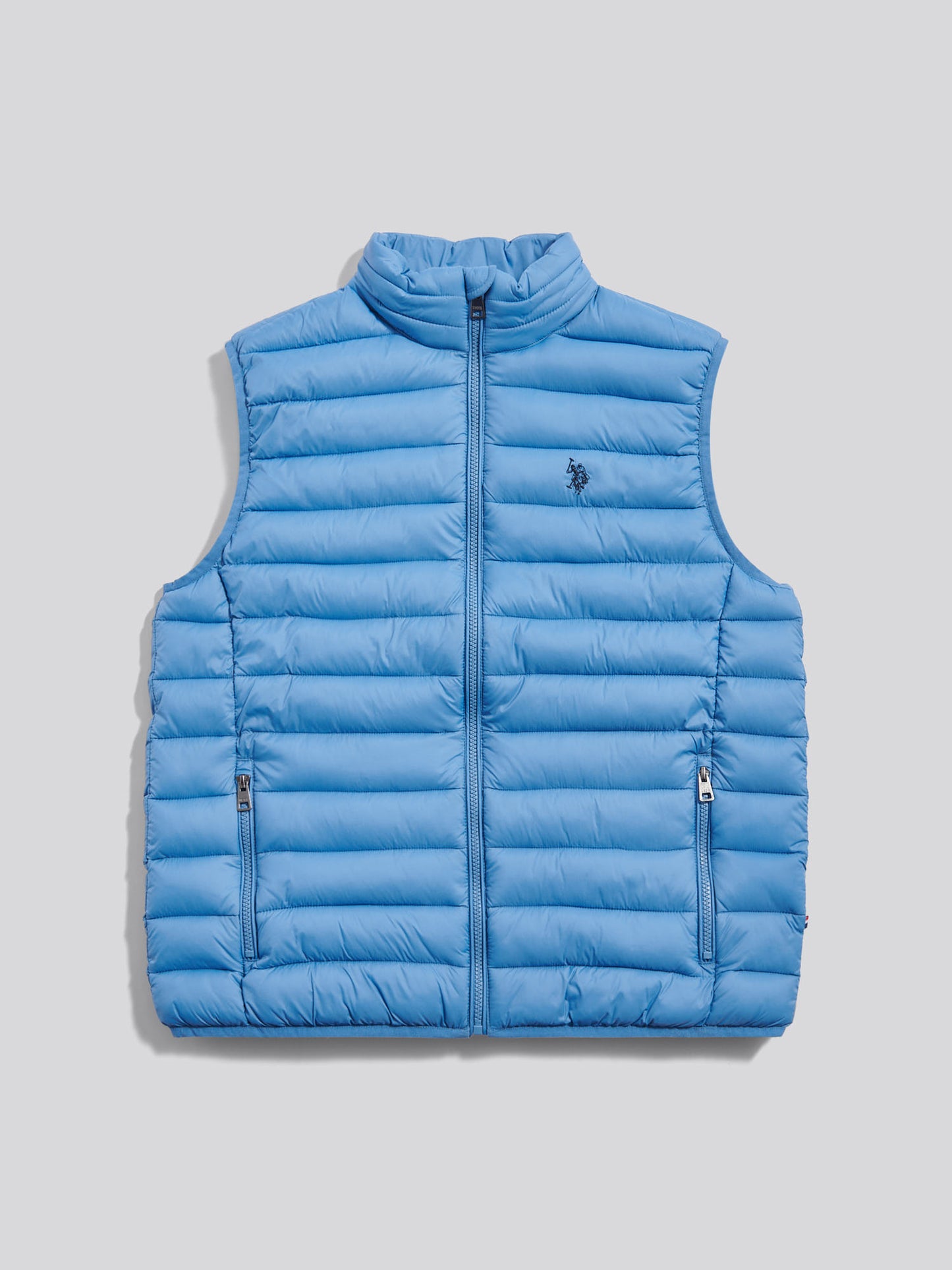 Mens Bound Quilted Gilet Riviera