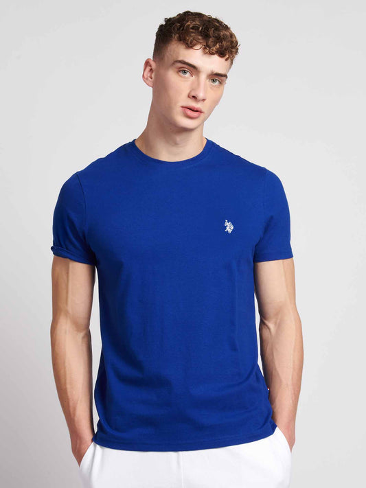 T-shirt podwójnych jeźdźców w błękit sodalitowej