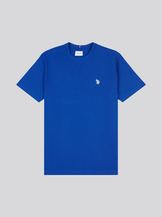 T-shirt podwójnych jeźdźców w błękit sodalitowej