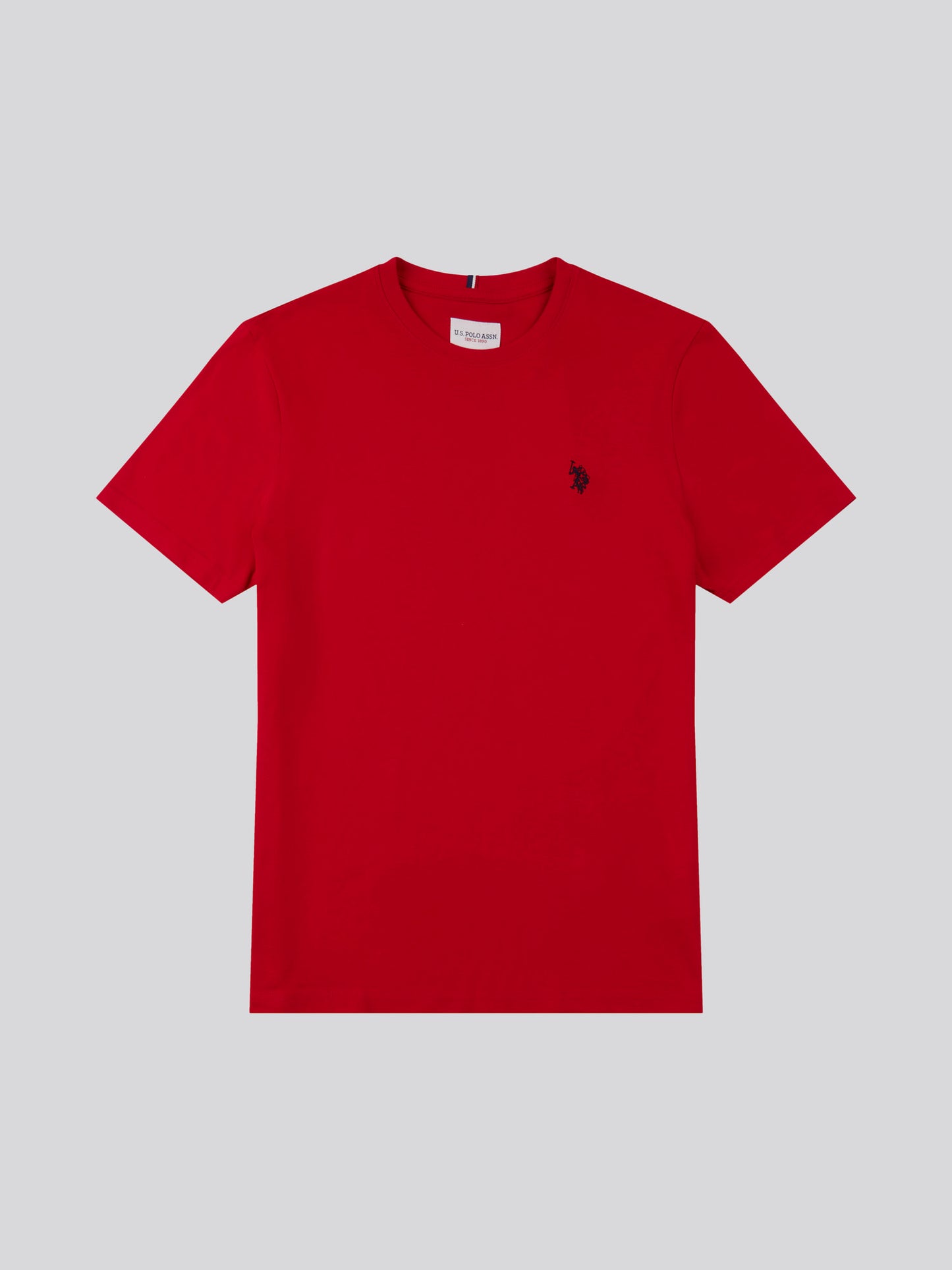 Mens Double Horsemen T-Shirt in Haute Red