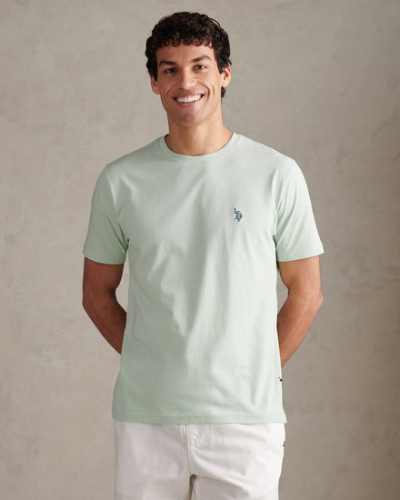 Mens Double Horsemen T-Shirt Aqua Foam