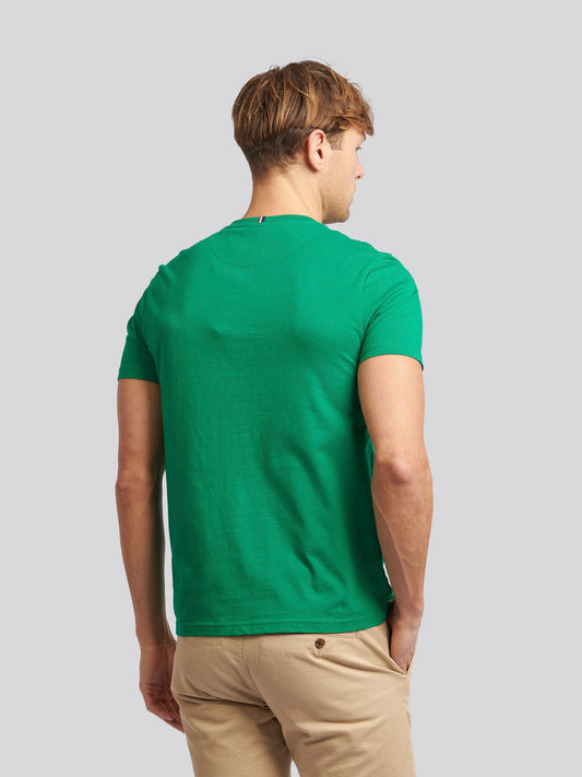 T-shirt męski podwójny jeźdźca na bujnej łące