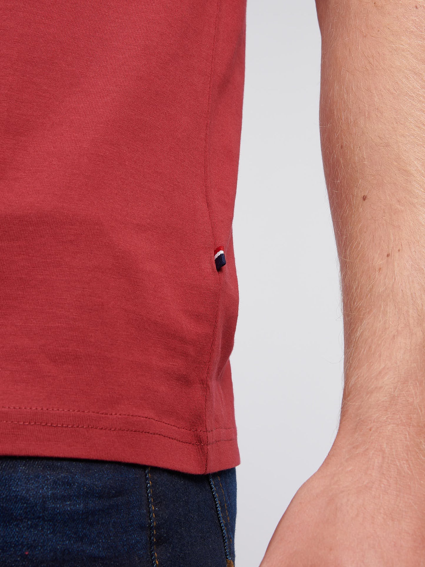 Mens Player 3 T-shirt w tybetańskim czerwieni