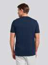 Mens Player 3 T-shirt w ciemnym szafirowym granatowym/haute Red DHM