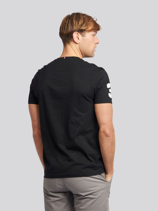 T-shirt Mens Player 3 w czarnym jasnym białym DHM