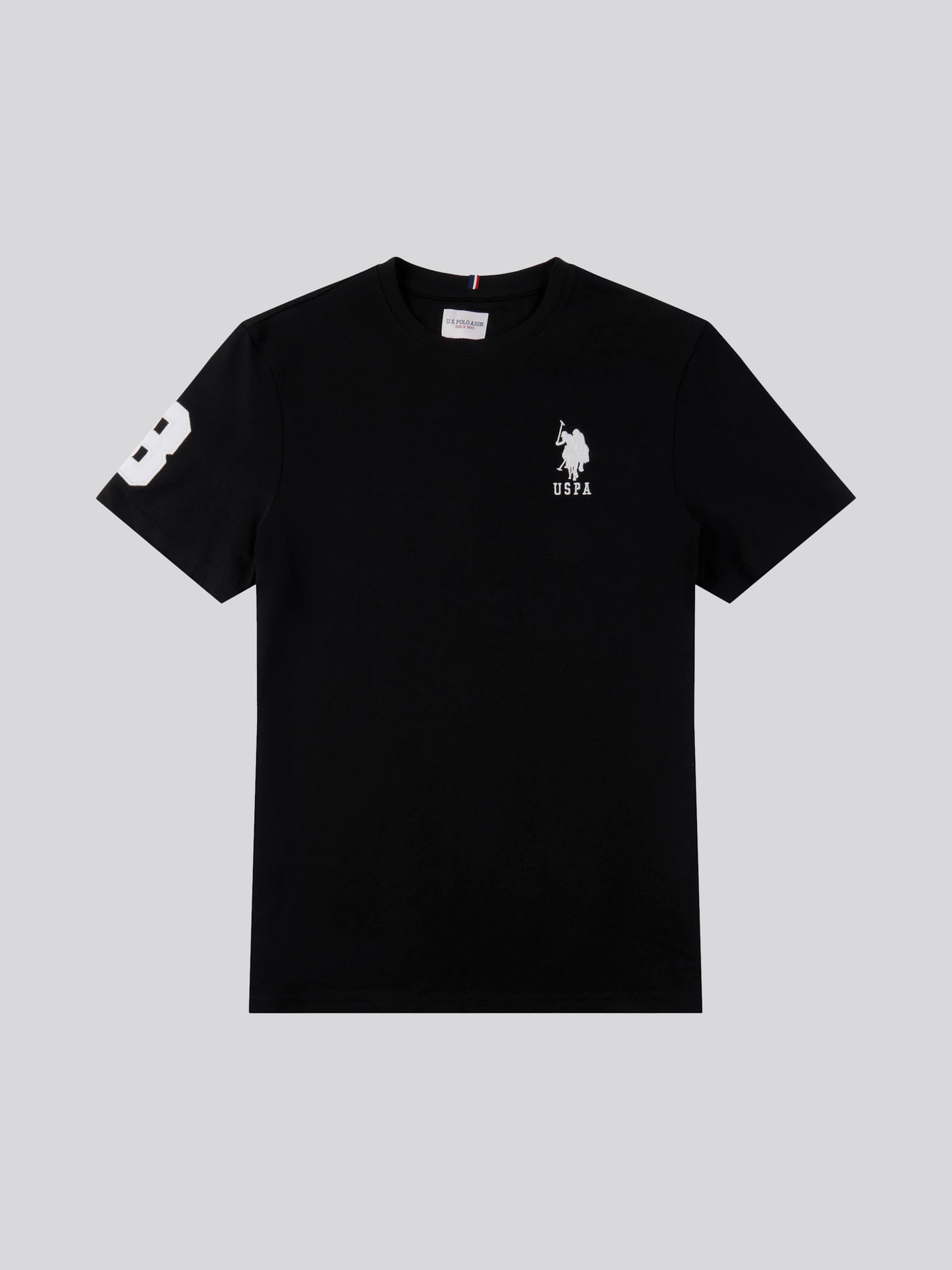 Mens Player 3 T-Shirt in Black Bright White DHM