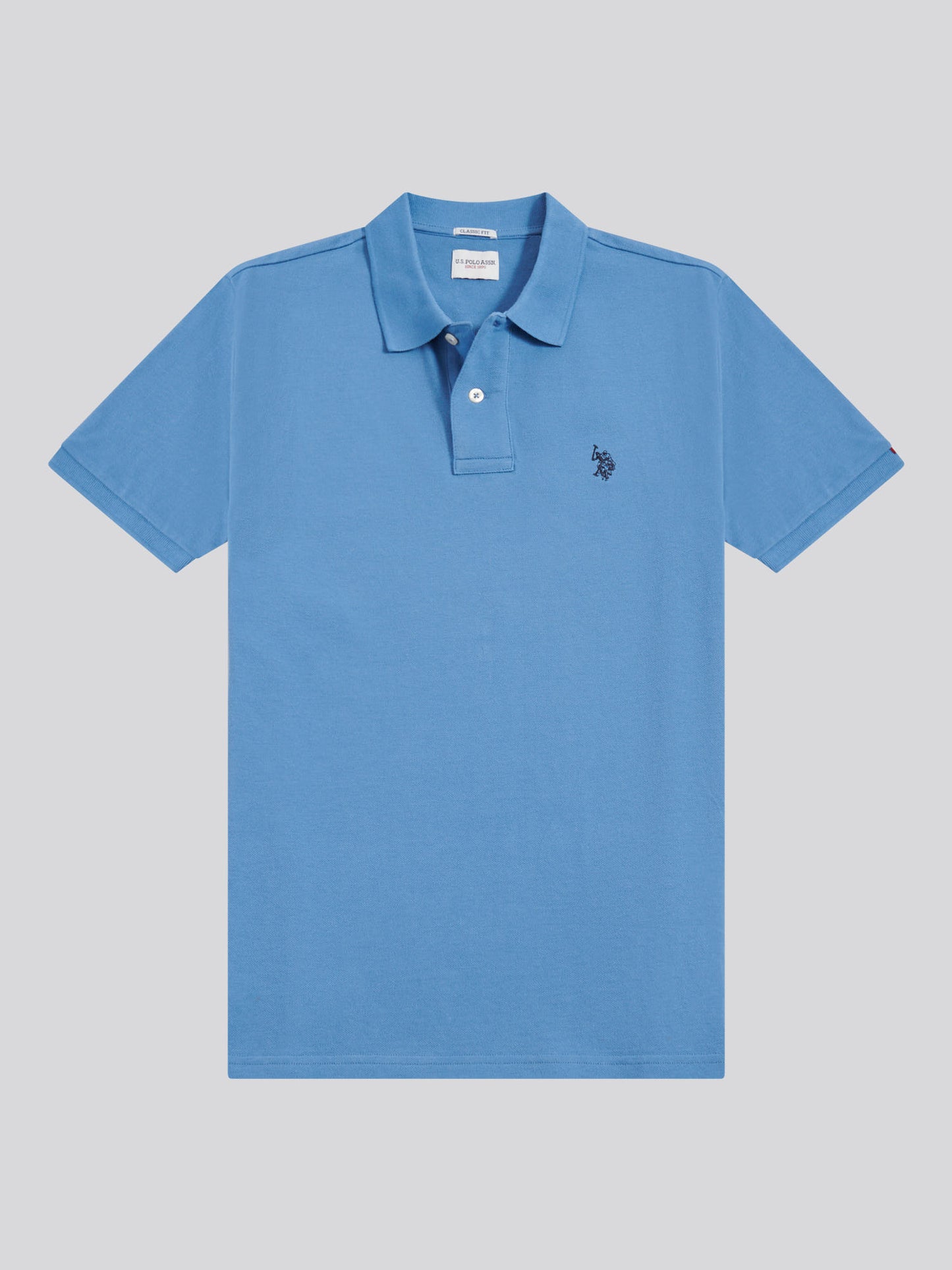 Mens Double Horsemen  Polo Shirt in Riviera