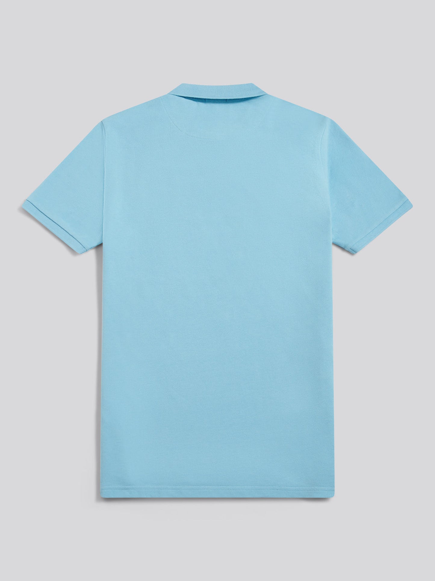Mens Pique Polo Shirt Air Blue