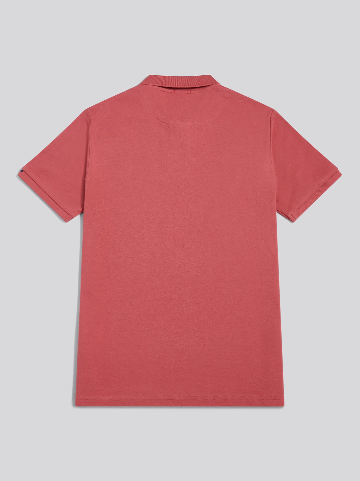 Mens Pique Polo Shirt Slate Rose