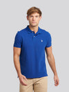 Męska koszula polo w Sodalite Blue