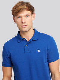 Męska koszula polo w Sodalite Blue