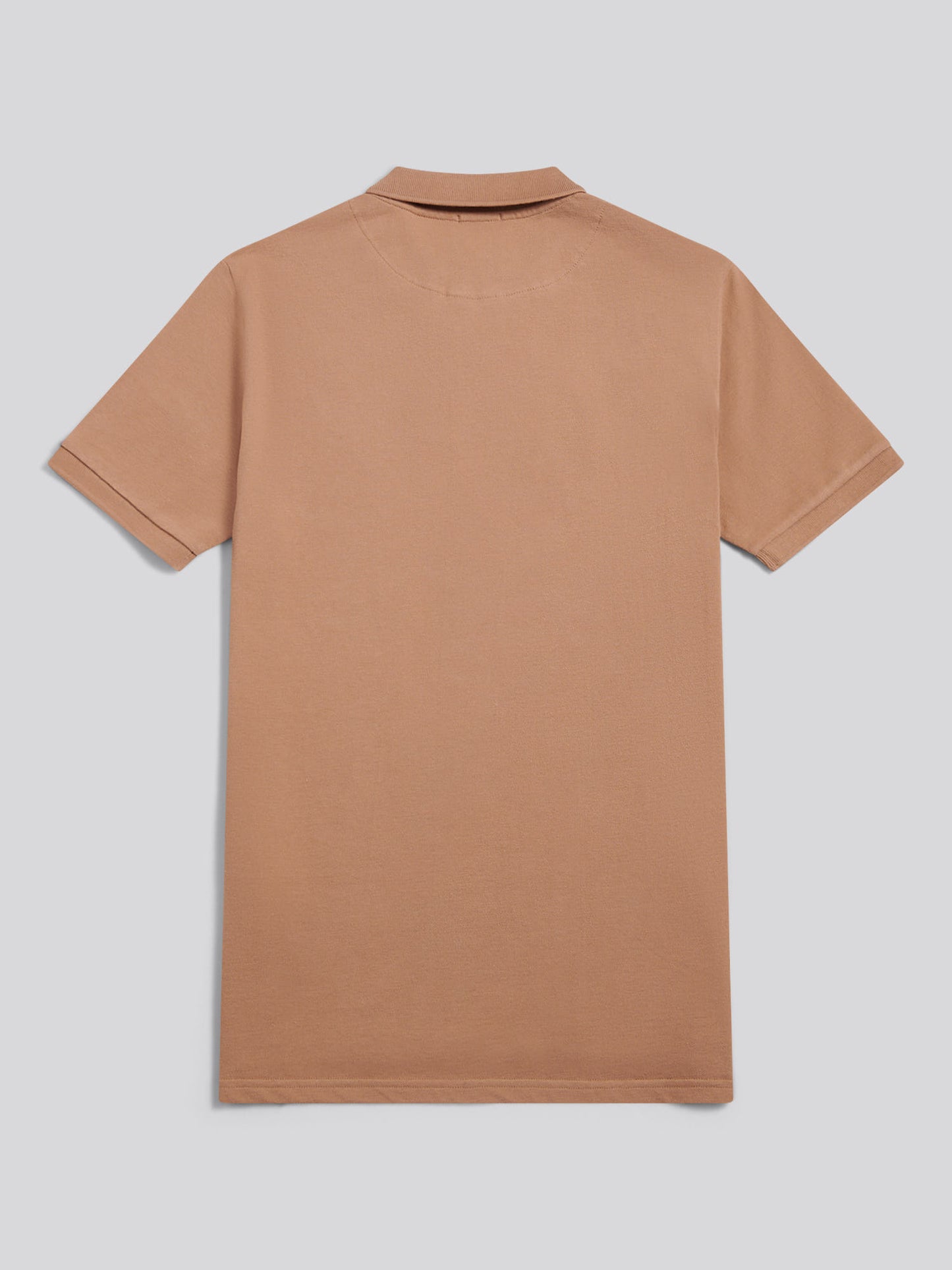 Mens Pique Polo Shirt Burro