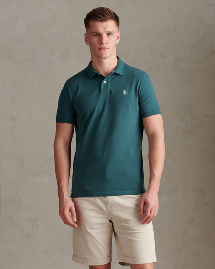 Mens Pique Polo Shirt Mediterranea