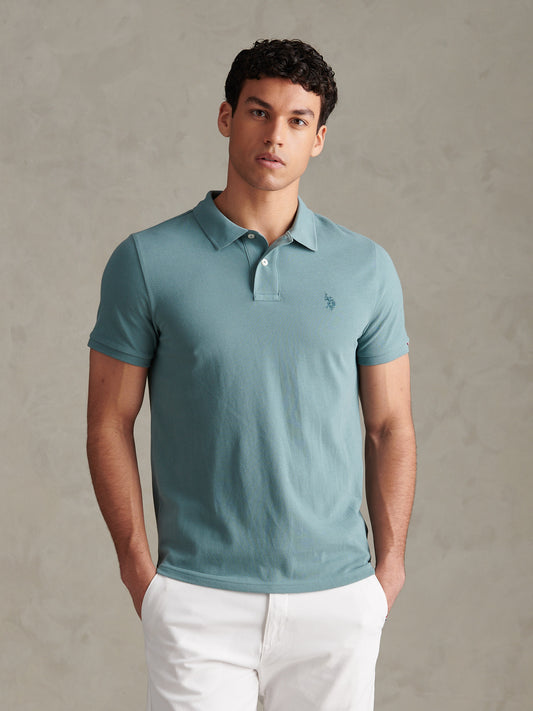 Mens Pique Polo Shirt Arctic