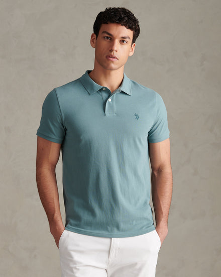 Mens Pique Polo Shirt Arctic