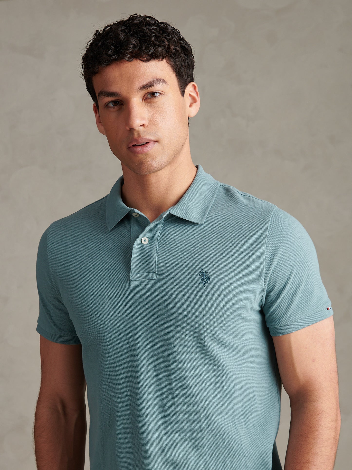 Mens Pique Polo Shirt Arctic