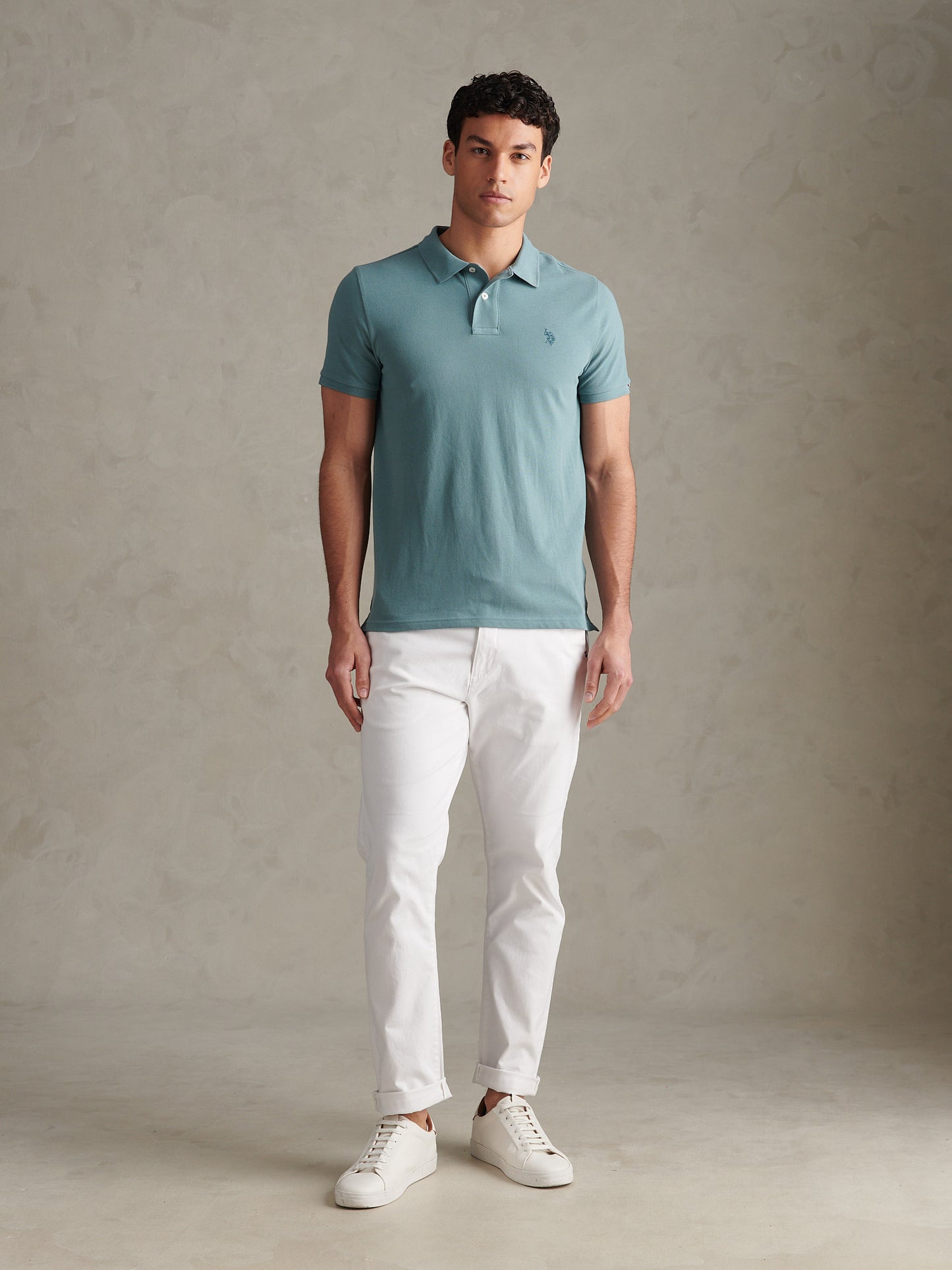 Mens Pique Polo Shirt Arctic